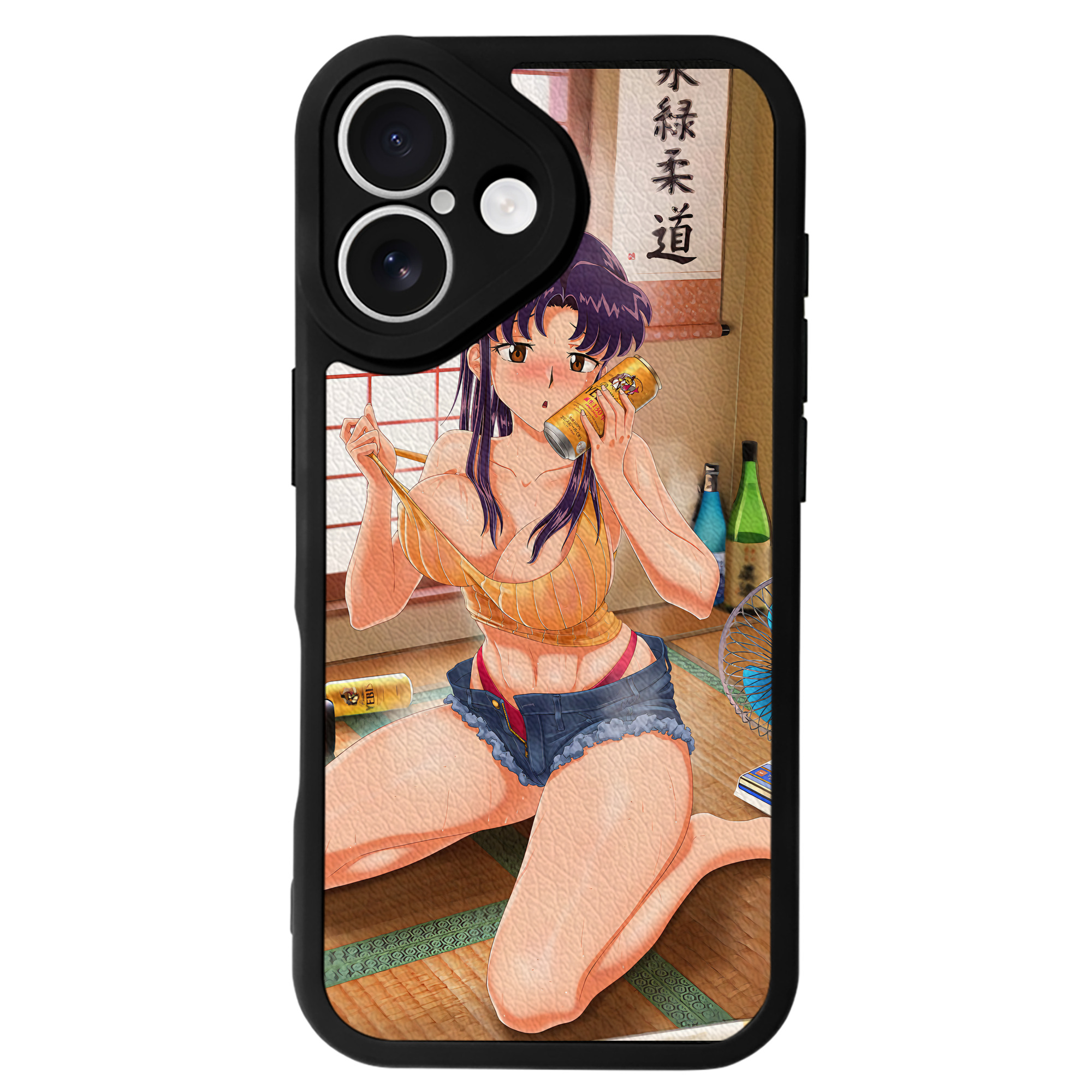 （画像用） EVA 新世紀エヴァンゲリオン 【iPhone 16シリーズ対応】シリコンスマホケース（レザー調） 材質：シリコン